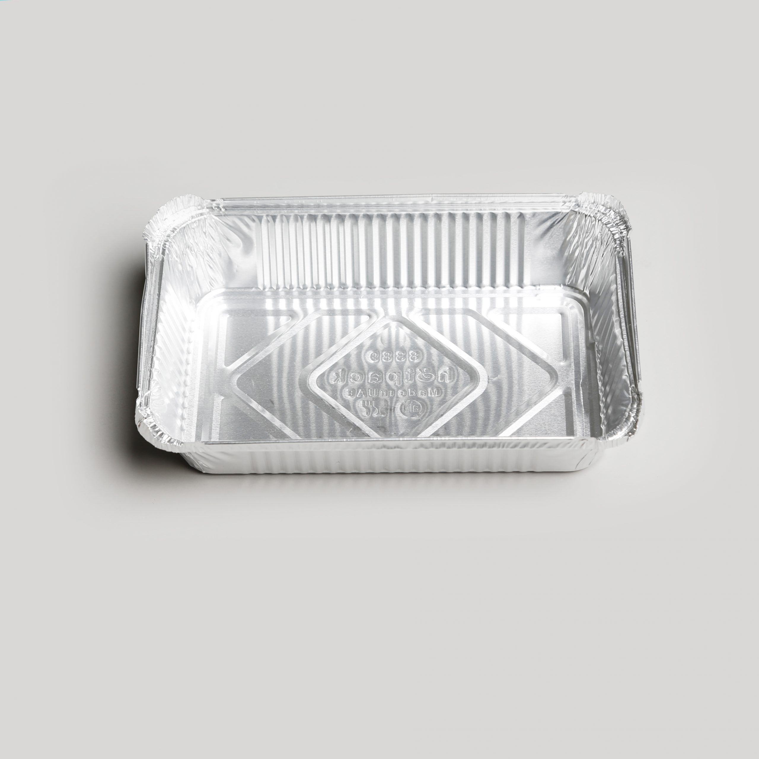 Barquette rectangulaire en aluminium – 670ml – Hotpack Global Maroc