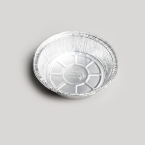 Barquette ronde en aluminium - 800ml