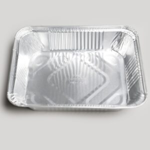 Barquette rectangulaire en aluminium - 3650ml