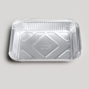 Barquette rectangulaire en aluminium - 1200ml