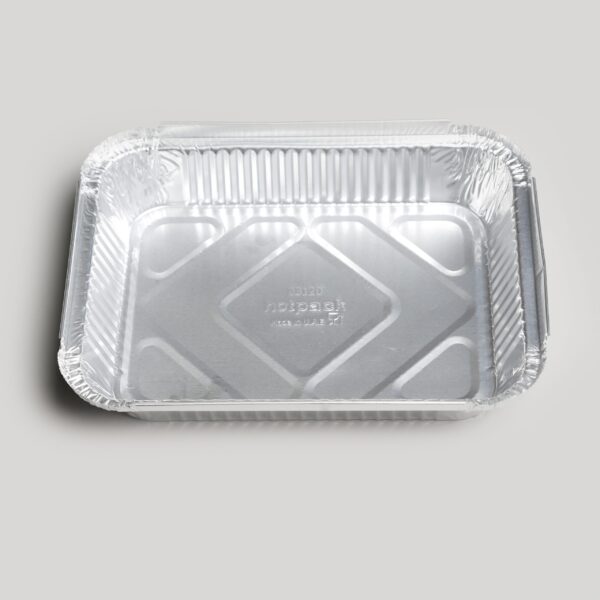 Barquette rectangulaire en aluminium - 1200ml