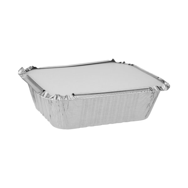 Barquette rectangulaire en aluminium - 420ml - Image 4