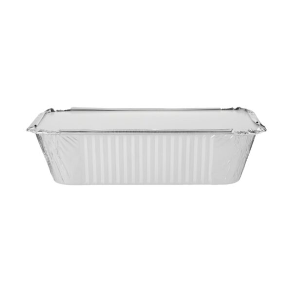 Barquette rectangulaire en aluminium - 890ml - Image 4