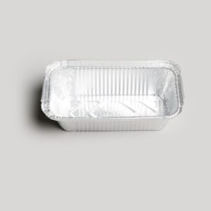 Barquette rectangulaire en aluminium - 890ml