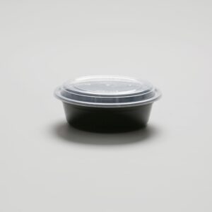 Barquette ronde noire - 32oz