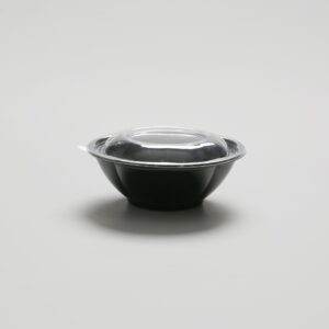Saladier rond à base noire - 24oz
