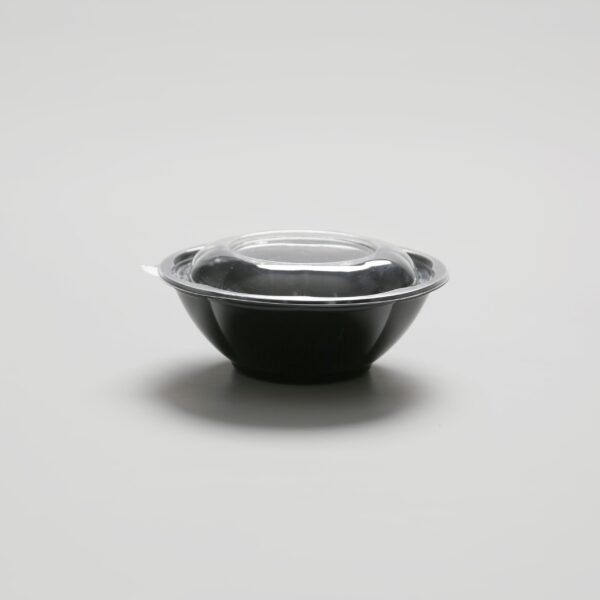 Saladier rond à base noire - 24oz