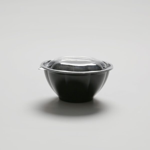 Saladier rond à base noire - 32oz