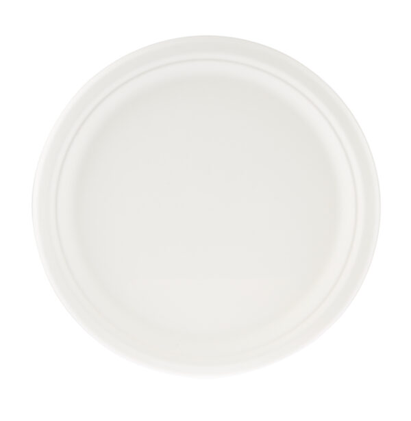 Assiette ronde biodégradable 10" - Image 3