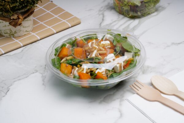 Saladier rond transparent - 24oz - Image 2