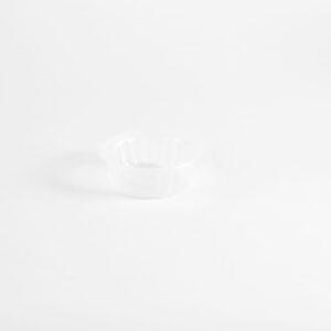 Bol en plastique ondulé transparent 250 ml