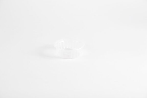 Bol en plastique ondulé transparent 250 ml