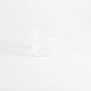 Bol en plastique ondulé transparent 500 ml