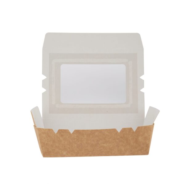 Boîte en kraft avec fenêtre - 18 cm - Image 2
