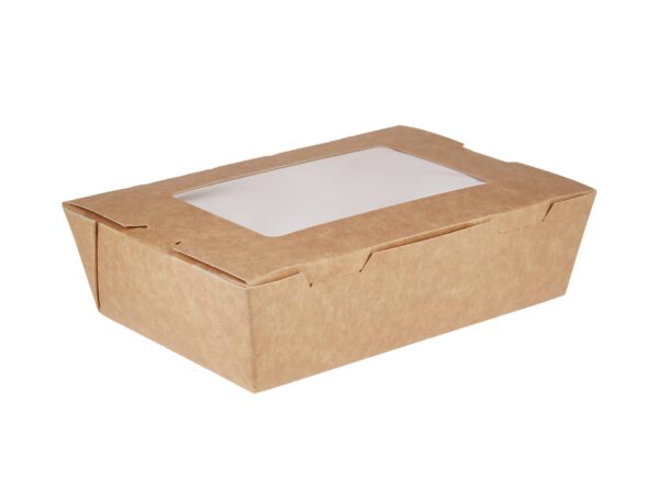 Boîte en kraft avec fenêtre - 18 cm - Image 3