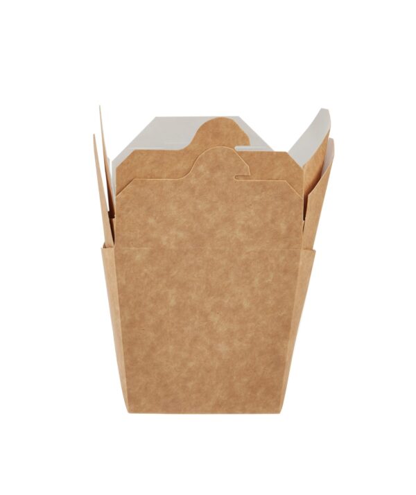 Boîte à fond carré en kraft - 26 oz - Image 3