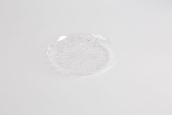Assiette ronde cristal 24 cm