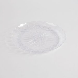 Assiette ronde cristal 27 cm