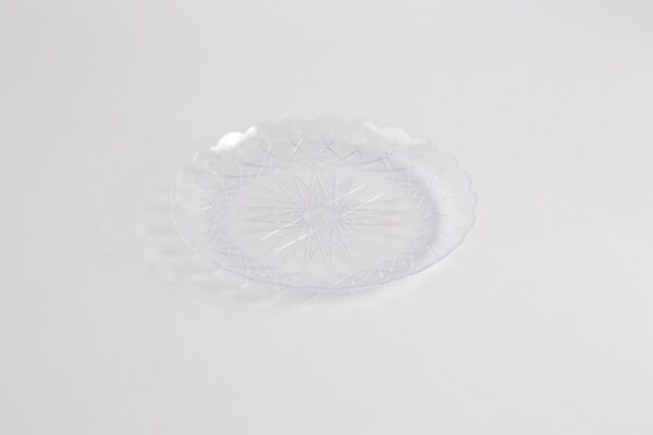 Assiette ronde cristal 27 cm