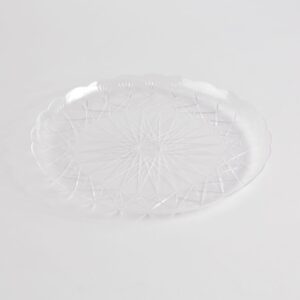 Assiette ronde cristal 30 cm