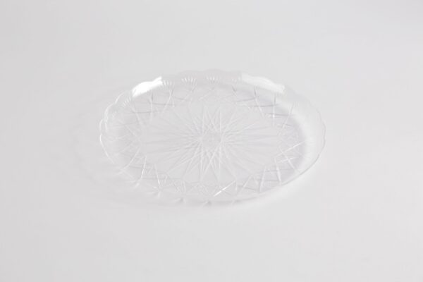Assiette ronde cristal 30 cm