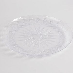 Assiette ronde cristal 33 cm