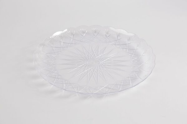 Assiette ronde cristal 33 cm