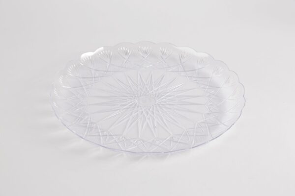 Assiette ronde cristal 36 cm