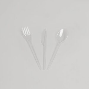 Pack couverts blanc : Cuillère-Fourchette-Couteau-Cure-dent