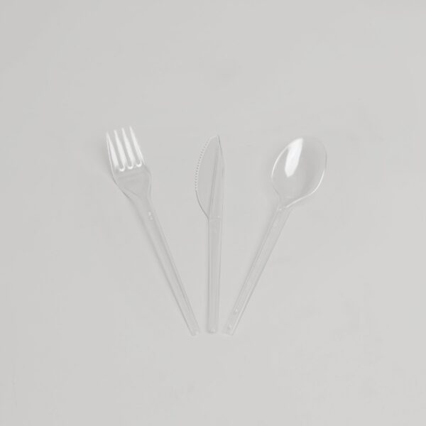 Pack couverts blanc : Cuillère-Fourchette-Couteau-Cure-dent