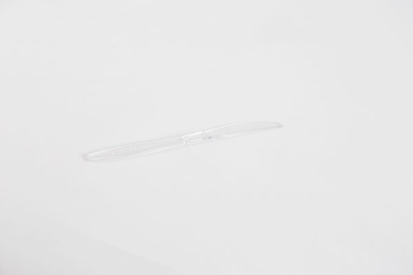 Couteau transparent en plastique - Premium