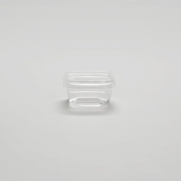 Barquette transparente à fond carré - 12oz