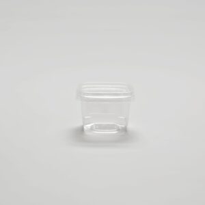 Barquette transparente à fond carré - 16oz