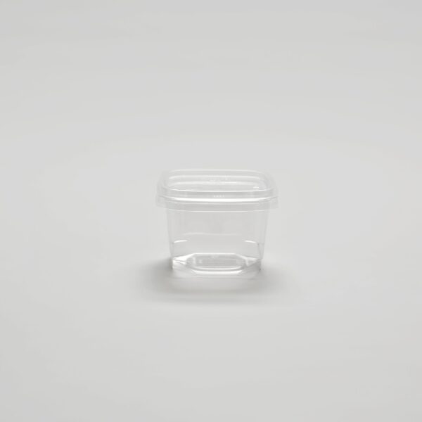 Barquette transparente à fond carré - 16oz