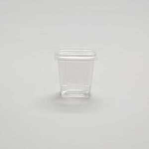 Barquette transparente à fond carré - 24oz