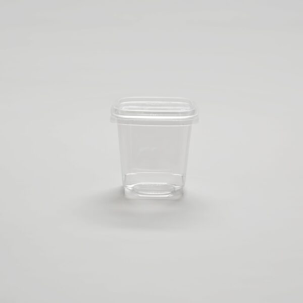 Barquette transparente à fond carré - 24oz