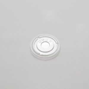 Couvercle plat en plastique transparent