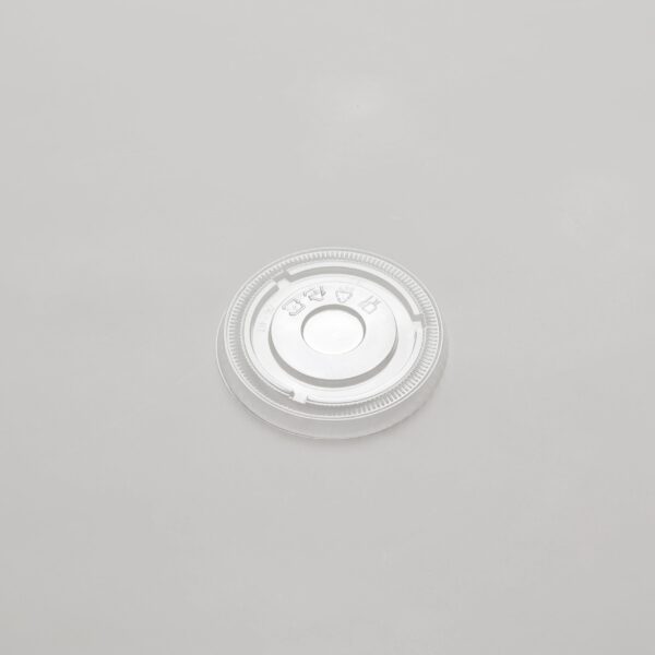 Couvercle plat en plastique transparent