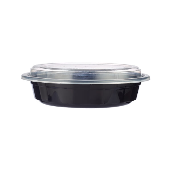 Barquette ronde noire - 24oz - Image 4