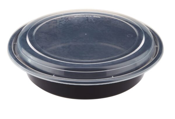 Barquette ronde noire - 48oz - Image 3