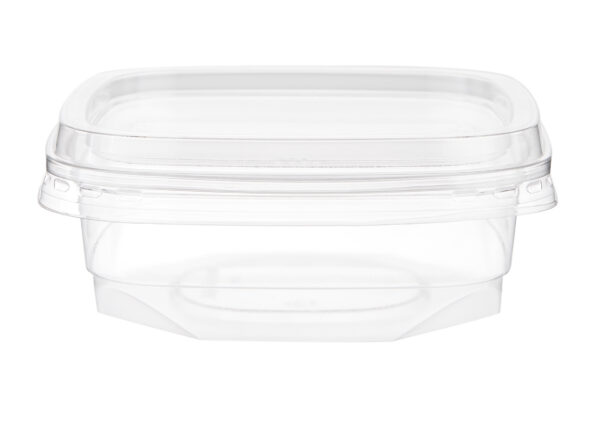 Barquette transparente à fond carré - 8oz - Image 4