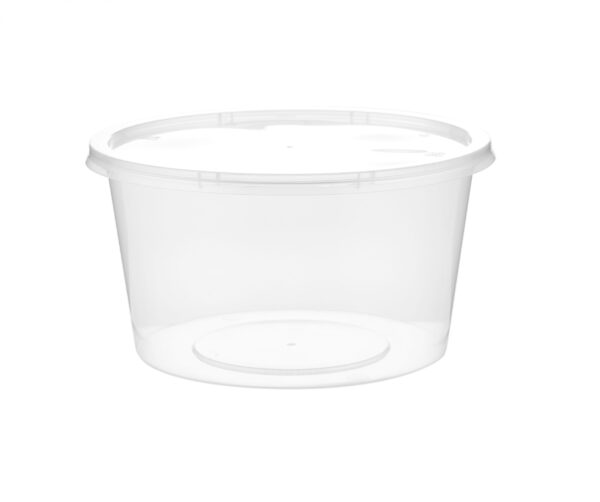 Barquette ronde transparente - 400ml - Image 3