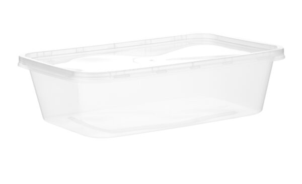 Barquette rectangulaire transparente - 650ml - Image 3