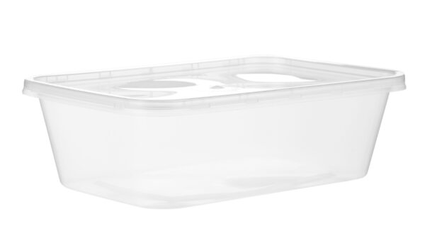 Barquette rectangulaire transparente - 750ml - Image 3