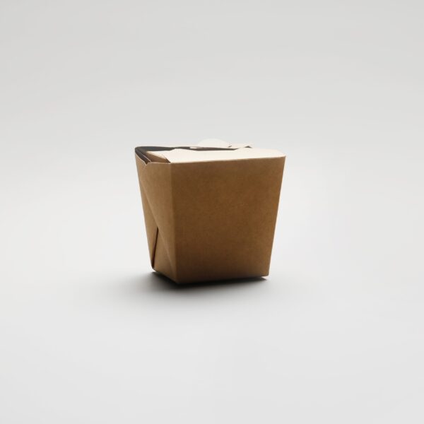 Boîte à fond carré en kraft - 26 oz