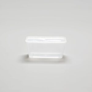 Barquette rectangulaire transparente - 1500ml