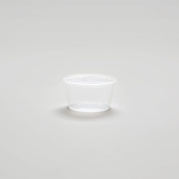 Barquette ronde transparente - 400ml