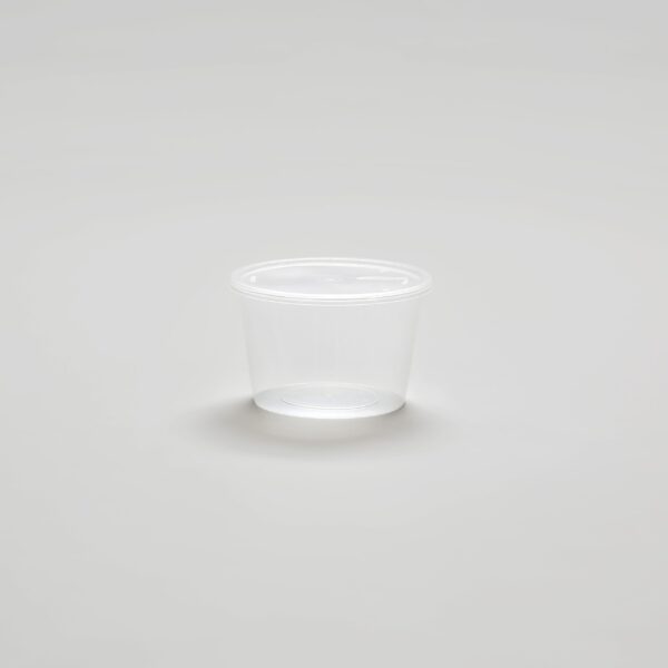 Barquette ronde transparente - 525ml