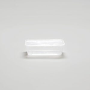 Barquette rectangulaire transparente - 650ml