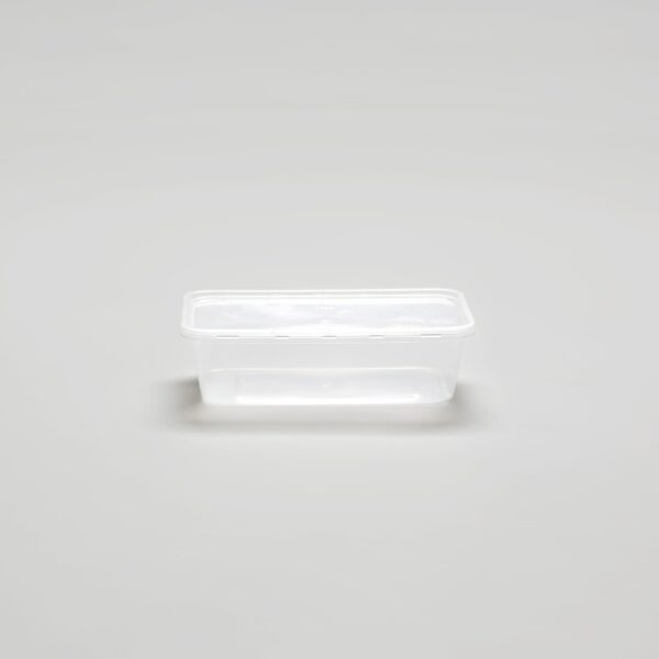 Barquette rectangulaire transparente - 650ml
